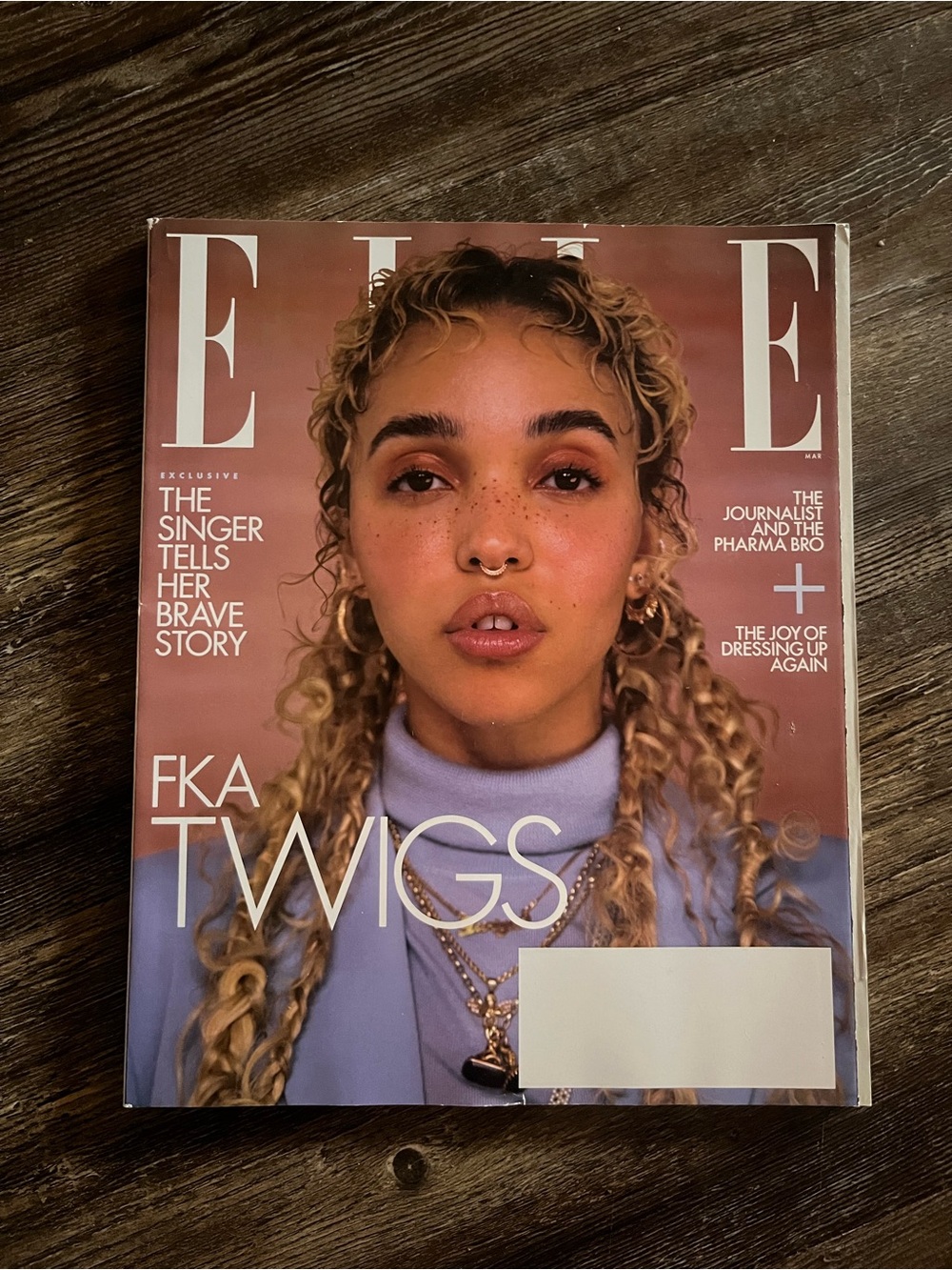 Elle March 2021 Magazine — Featuring FKA Twigs